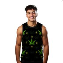 Camiseta Regata Verão Estilo Moda Praia Planta Brisa Cartoon 800
