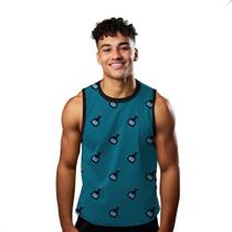 Camiseta Regata Verão Estilo Moda Praia Rum Bebida Alcoólica Azul Cartoon 1448 Camiseta Regata Verão Estilo Moda Praia Rum Bebida Alcoólica Azul Cartoon 1448