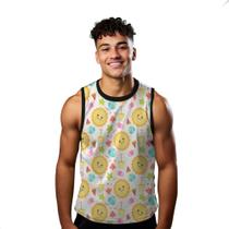 Camiseta Regata Verão Estilo Moda Praia Sol Cartoon Funny Férias Melancia 976 Camiseta Regata Verão Estilo Moda Praia Sol Cartoon Funny Férias Melancia 976