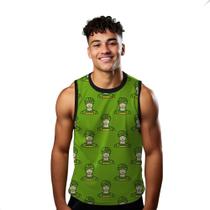 Camiseta Regata Verão Estilo Moda Praia Soldado Exército Cartoon Forças Armadas 1622