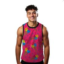 Camiseta Regata Verão Estilo Moda Praia Sorvete Colorido Doce Cartoon 1349 Camiseta Regata Verão Estilo Moda Praia Sorvete Colorido Doce Cartoon 1349
