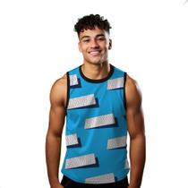 Camiseta Regata Verão Estilo Moda Praia Teclado Keyboard Computador Teclas White 1155