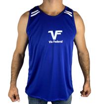 Camiseta Regata Via Federal Camiseta Dry Fit Fitness