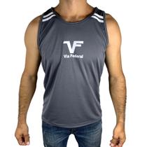 Camiseta Regata Via Federal Camiseta Dry Fit Fitness