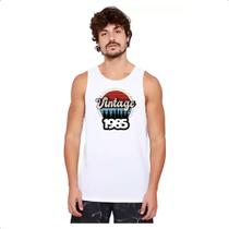 Camiseta Regata Vintage being awesome 1985