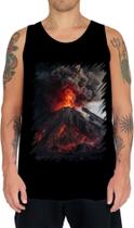 Camiseta Regata Vulcão em Erupção Destruição 3