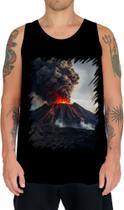 Camiseta Regata Vulcão em Erupção Destruição 7
