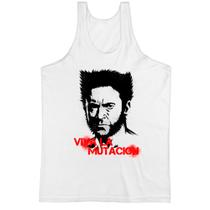 Camiseta Regata Wolverine - Viva la mutacion