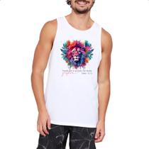 Camiseta Regata Yeshua Salmo 121-3 Camiseta Regata Yeshua Salmo 121-3