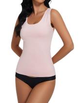 Camiseta regata YYA Basic Thermal Warm para mulheres - rosa S Camiseta regata YYA Basic Thermal Warm para mulheres - rosa S