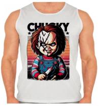 Camiseta RegataChucky Boneco Assassino Camiseta RegataChucky Boneco Assassino