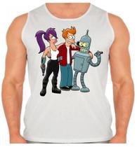 Camiseta RegataFuturama Robo Desenho Camiseta RegataFuturama Robo Desenho