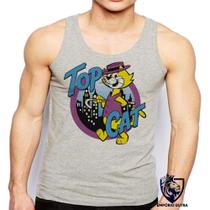 Camiseta RegataGato Manda Chuva Gatinho Desenho Hanna Barbera