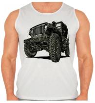 Camiseta RegataJeep Willys Off Road Jipeiro Estilo Vida Camiseta RegataJeep Willys Off Road Jipeiro Estilo Vida