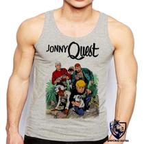 Camiseta RegataJonny Quest Desenho Aventura Acao Antigo Camiseta RegataJonny Quest Desenho Aventura Acao Antigo
