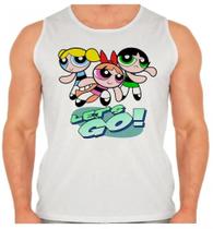Camiseta RegataMeninas Super Poderosas Desenho