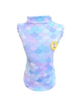 Camiseta Regatinha Escamas Sereia com Proteção UV para cachorro Tamanho:P Camiseta Regatinha Escamas Sereia com Proteção UV para cachorro Tamanho:P