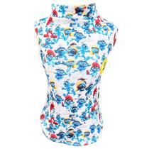 Camiseta Regatinha Smurfs para cachorro e gato