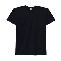Camiseta Regular de Algodão Decote Redondo Masculino Malwee 1000004423 Preto