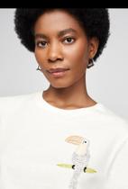 Camiseta Regular em Algodão com Estampa Animal Camiseta Regular em Algodão com Estampa Animal