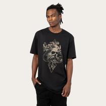 Camiseta Regular Mcd Poseidon Preto Preto