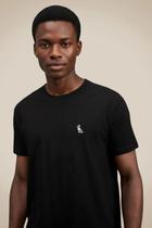 Camiseta Regular Patch Tricolor Reserva Preto M Camiseta Regular Patch Tricolor Reserva Preto M