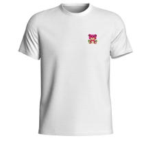 Camiseta Relaxado Algodão Premium Camisa Manga Curta Estampada Urso