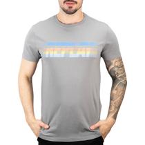 Camiseta Replay Fast Cinza Camiseta Replay Fast Cinza