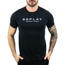 Camiseta Replay San Paolo Preta