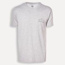 Camiseta Reserva Estampa Born Wild Cinza Mescla