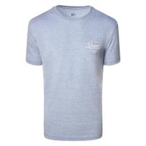 Camiseta Reserva Estampada Assina Peito Azul Claro Mescla Camiseta Reserva Estampada Assina Peito Azul Claro Mescla