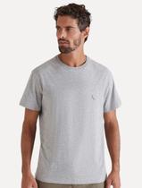 Camiseta Reserva Masculina Basic Color Nevoa Cinza Mescla