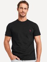 Camiseta Reserva Masculina Basic Red Woodpecker Preta