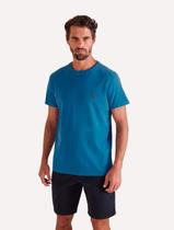 Camiseta Reserva Masculina Básica Brasa Red Stoned Azul Médio
