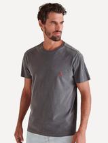 Camiseta Reserva Masculina Básica Brasa Red Stoned Chumbo
