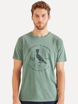 Camiseta Reserva Masculina Carimbo Gaze Stoned Verde