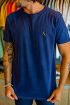 Camiseta Reserva Masculina Corrosão Azul Marinho