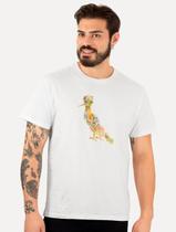 Camiseta Reserva Masculina Estampada Pica-Pau Selo Branca