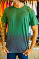 Camiseta Reserva Masculina Flame Pigmentado Carbono Verde
