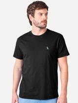 Camiseta Reserva Masculina Regular Patch Tricolor Preta