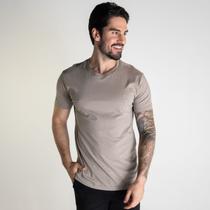 Camiseta Reserva Super Slim Monocromática Cinza