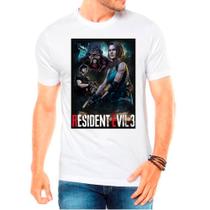 Camiseta resident evil games jogos camisa masculina lançamento 01