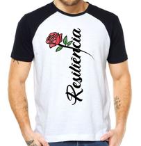 Camiseta resiliência força camisa superação camisa