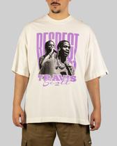 Camiseta Respect Oversized Travis Scott - Off White