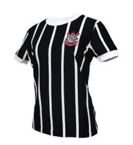 Camiseta Retrô Corinthians Feminino Democracia 1982 Oficial