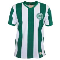 Camiseta Retrô Mania Coritiba 1985 Masculino - Verde e Branco