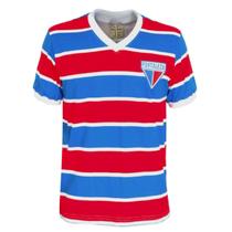 Camiseta Retrô Mania Fortaleza 1983 Masculino - Azul e Vermelho