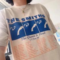 Camiseta Retrô Morrissey Indie Punk Rock Band Para Homens E Mulheres the Smiths Pop Band Tee