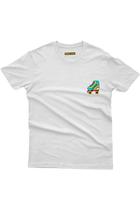 Camiseta Retrô Patins Anos 80 e 90 - Estilo Vintage Geek Nerd Chic Oficial