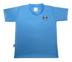 Camiseta revedor grêmio decote v menino - infantil 1,2,3